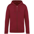 Heren Hooded Sweater Full Zip Native Spirit NS402 Hibiscus Red